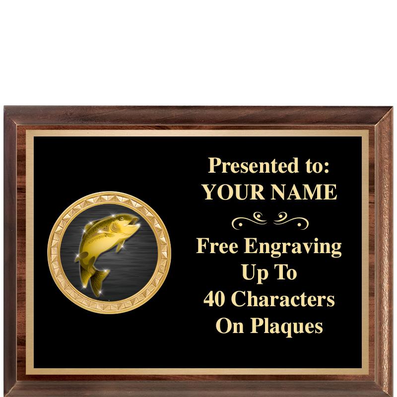 8X6 WOOD EXECUTIVE INSERT PLQ