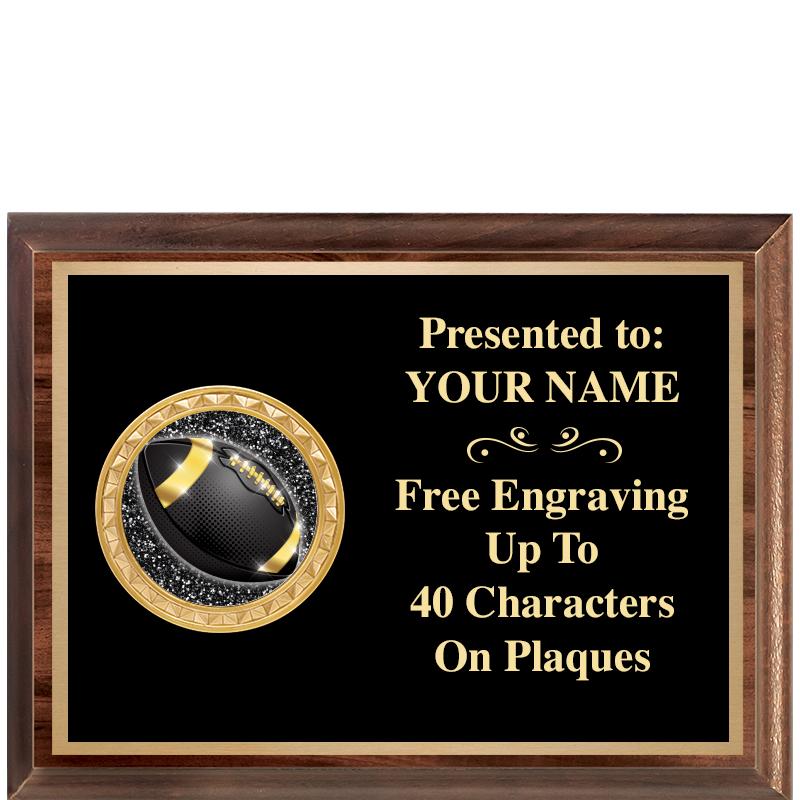 8X6 WOOD EXECUTIVE INSERT PLQ