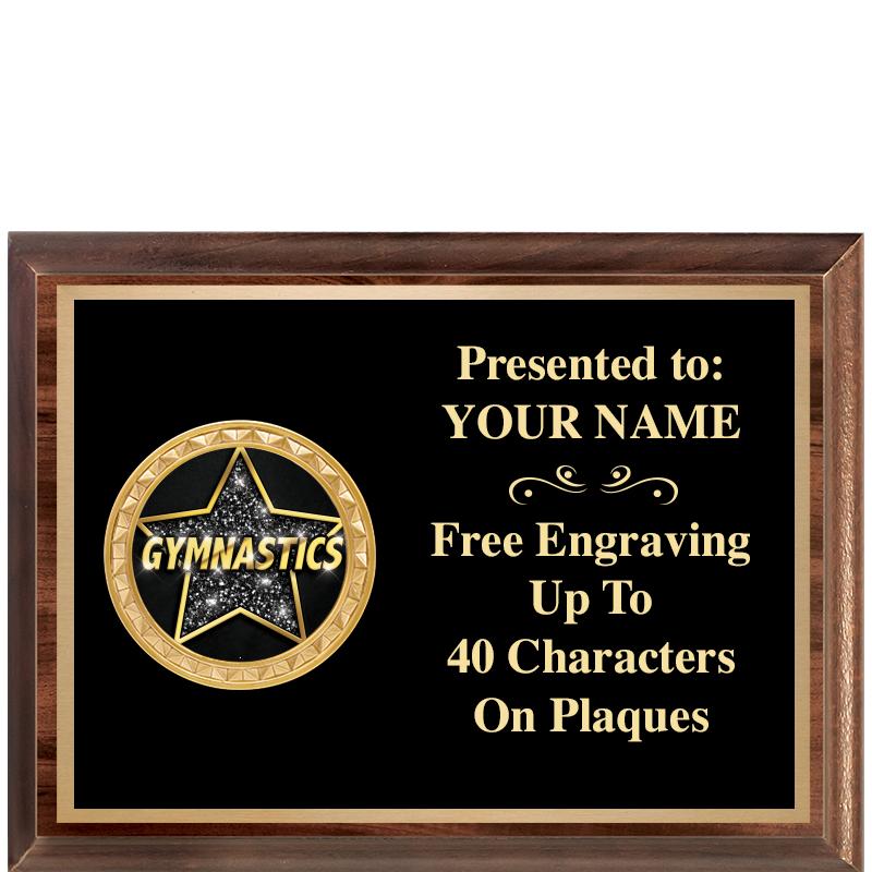 8X6 WOOD EXECUTIVE INSERT PLQ