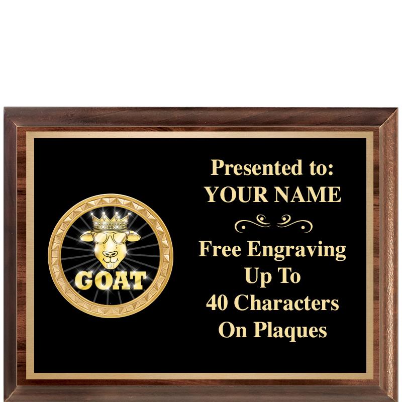 8X6 WOOD EXECUTIVE INSERT PLQ