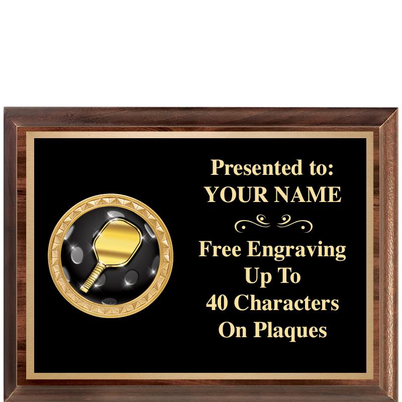 8X6 WOOD EXECUTIVE INSERT PLQ