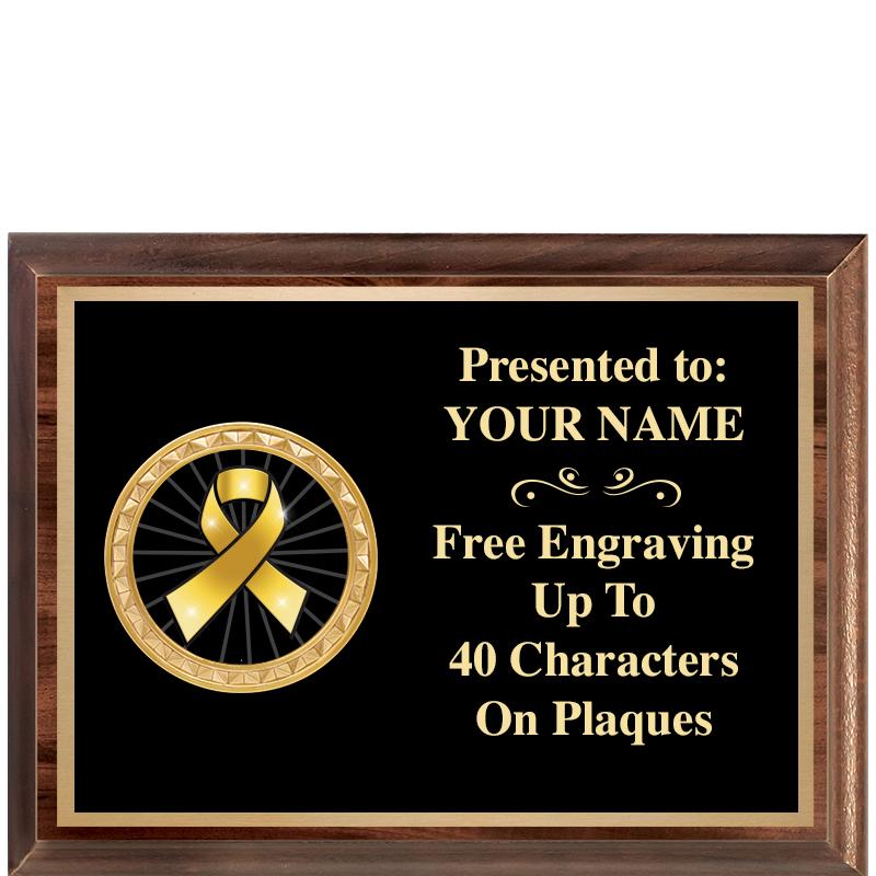 8X6 WOOD EXECUTIVE INSERT PLQ