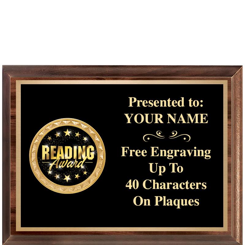 8X6 WOOD EXECUTIVE INSERT PLQ