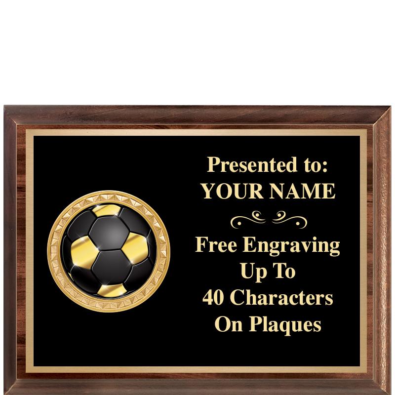 8X6 WOOD EXECUTIVE INSERT PLQ