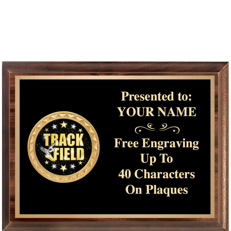 8X6 WOOD EXECUTIVE INSERT PLQ