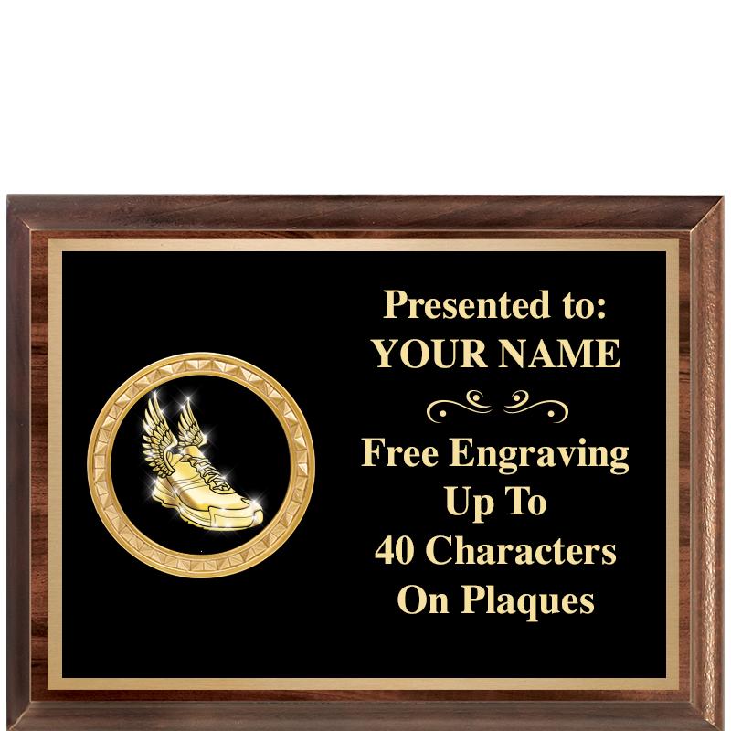 8X6 WOOD EXECUTIVE INSERT PLQ