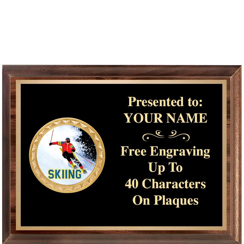 8X6 WOOD EXECUTIVE INSERT PLQ