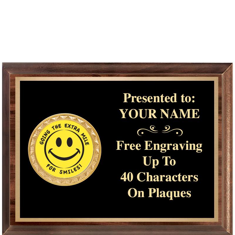 8X6 WOOD EXECUTIVE INSERT PLQ