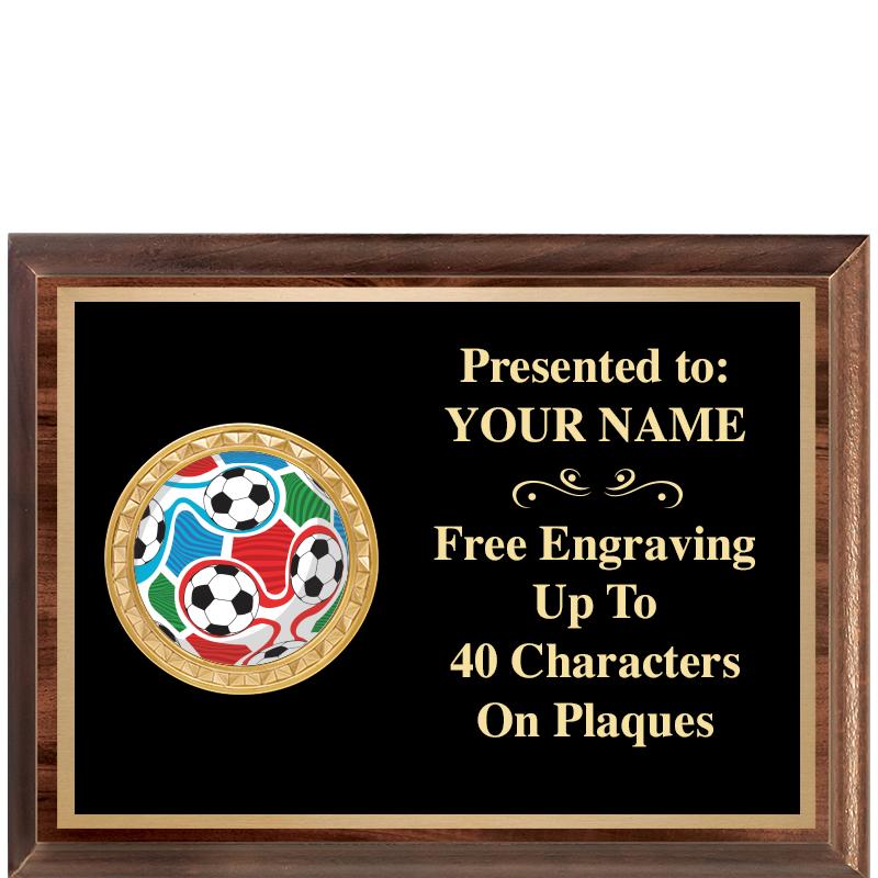 8X6 WOOD EXECUTIVE INSERT PLQ