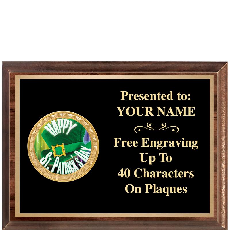 8X6 WOOD EXECUTIVE INSERT PLQ