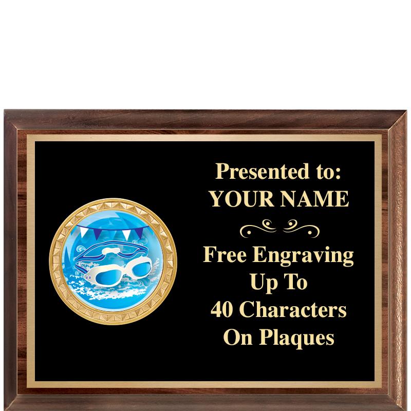 8X6 WOOD EXECUTIVE INSERT PLQ