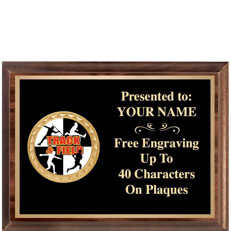 8X6 WOOD EXECUTIVE INSERT PLQ