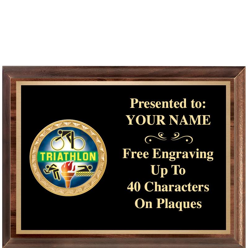 8X6 WOOD EXECUTIVE INSERT PLQ