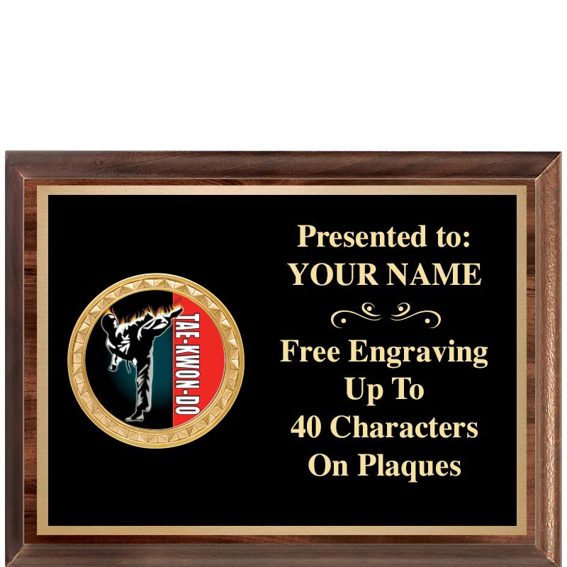 8X6 WOOD EXECUTIVE INSERT PLQ