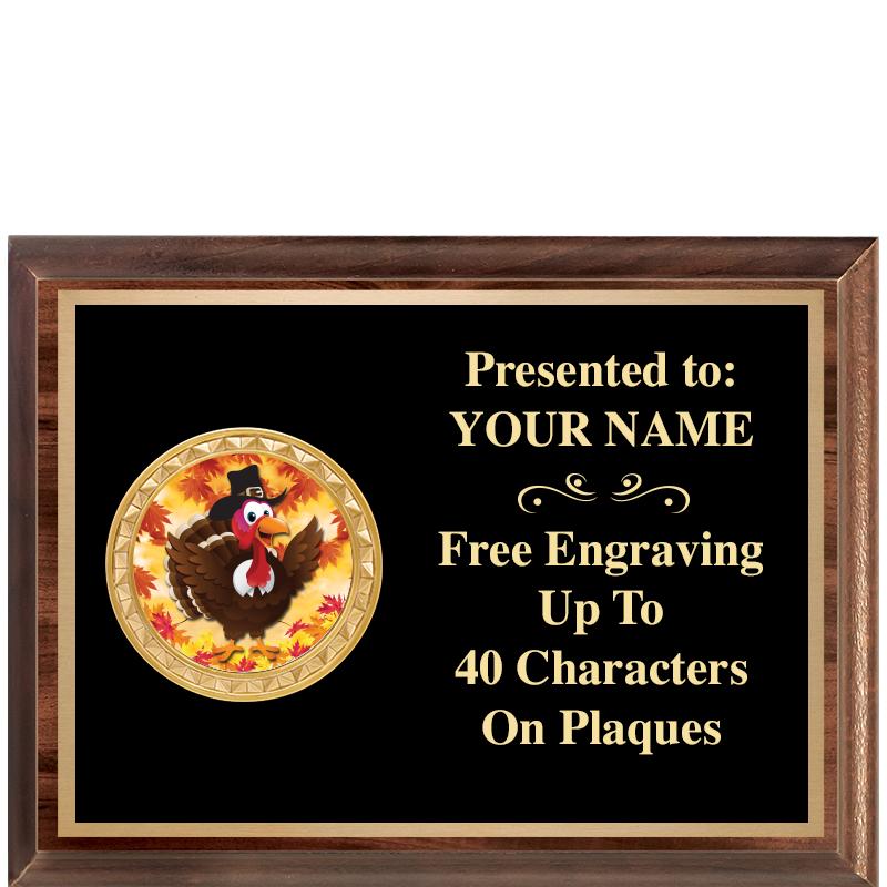 8X6 WOOD EXECUTIVE INSERT PLQ