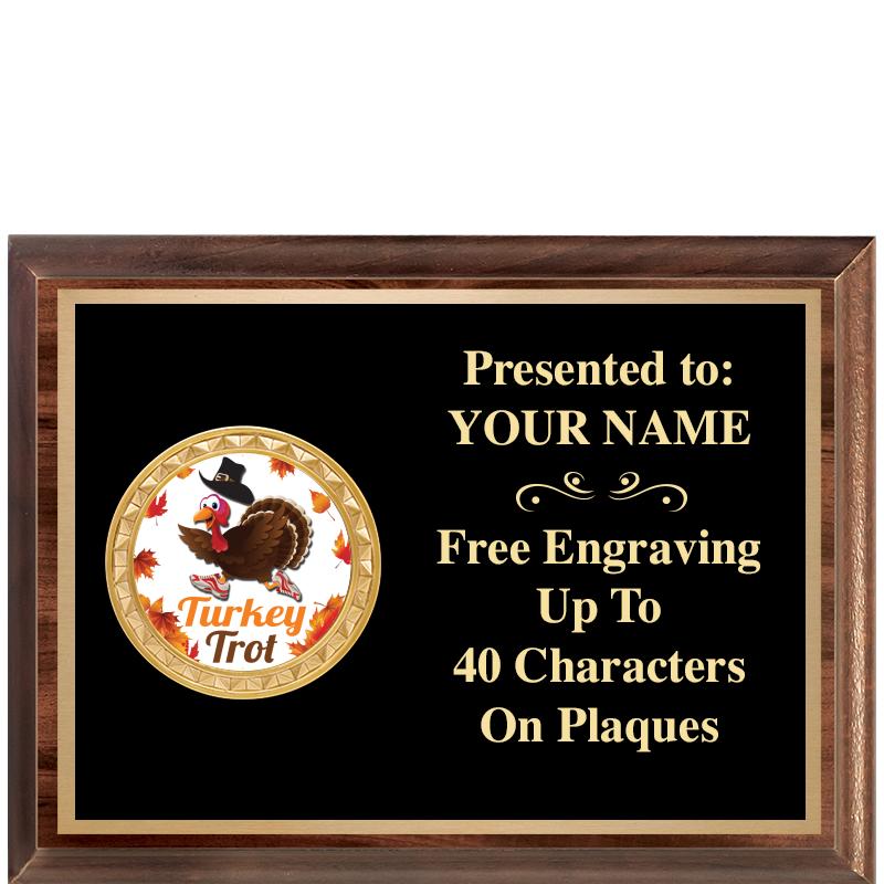 8X6 WOOD EXECUTIVE INSERT PLQ