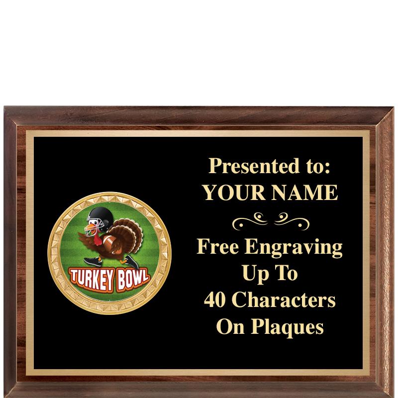 8X6 WOOD EXECUTIVE INSERT PLQ