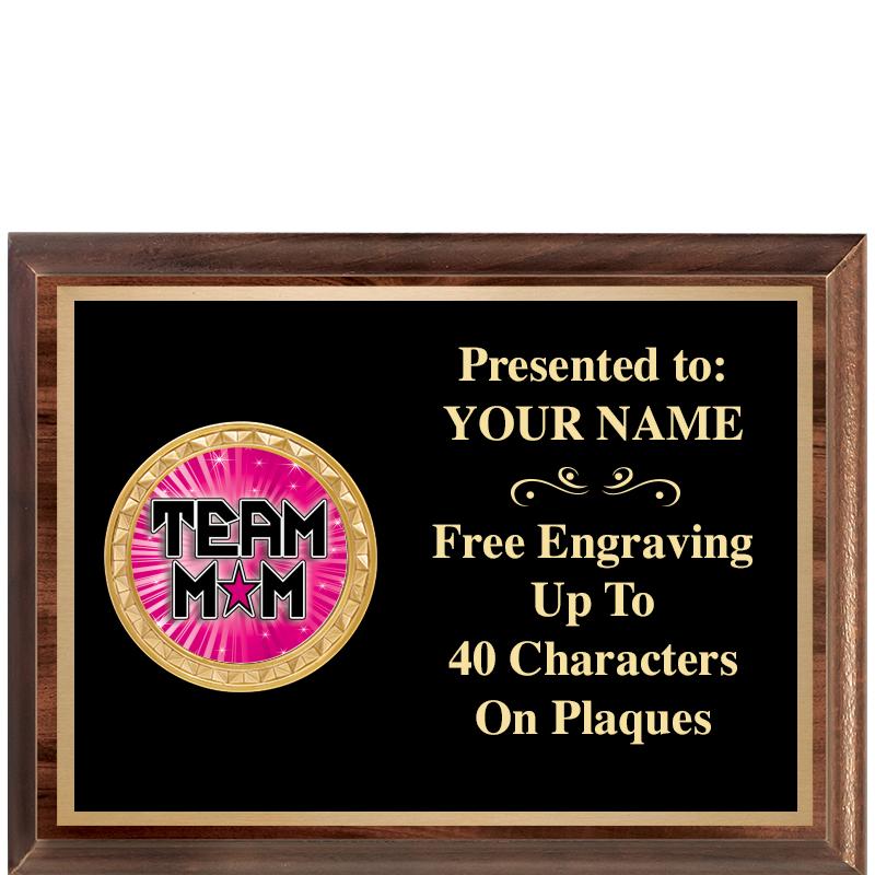 8X6 WOOD EXECUTIVE INSERT PLQ