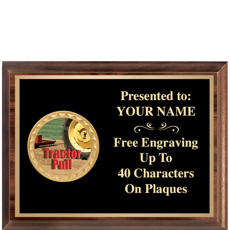 8X6 WOOD EXECUTIVE INSERT PLQ