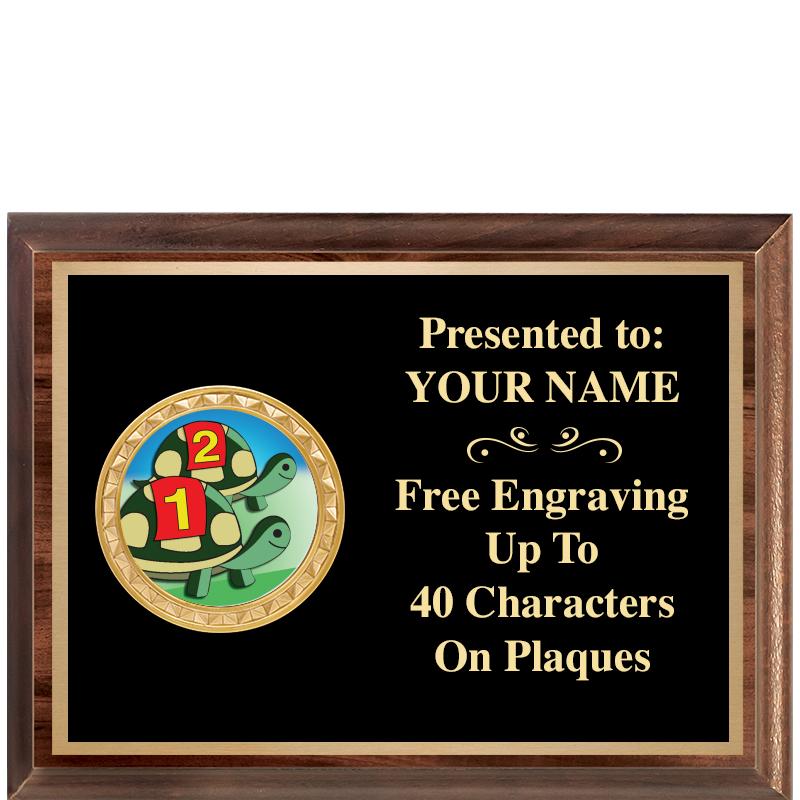 8X6 WOOD EXECUTIVE INSERT PLQ