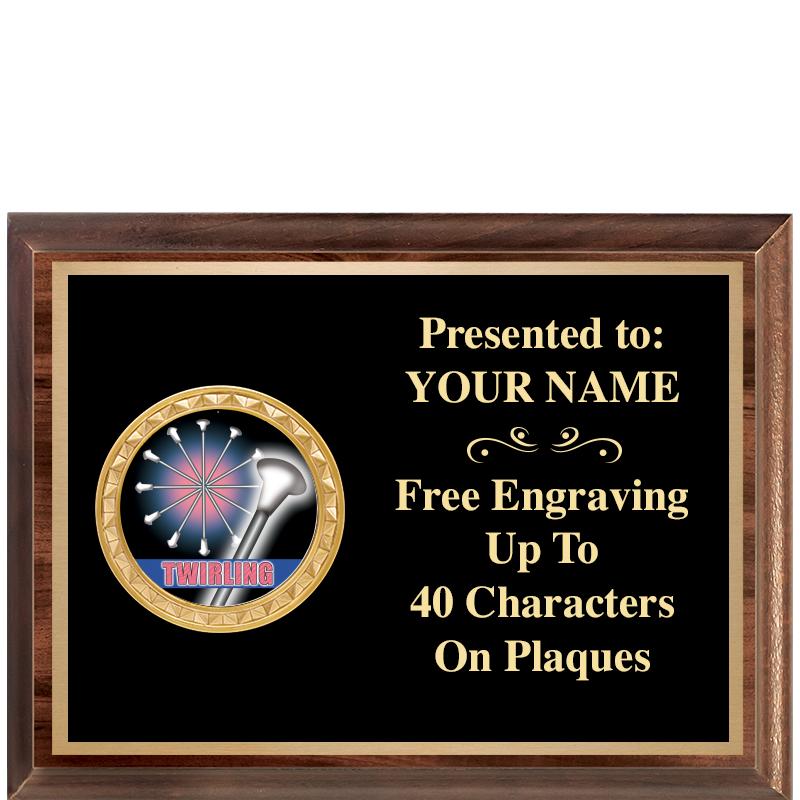 8X6 WOOD EXECUTIVE INSERT PLQ