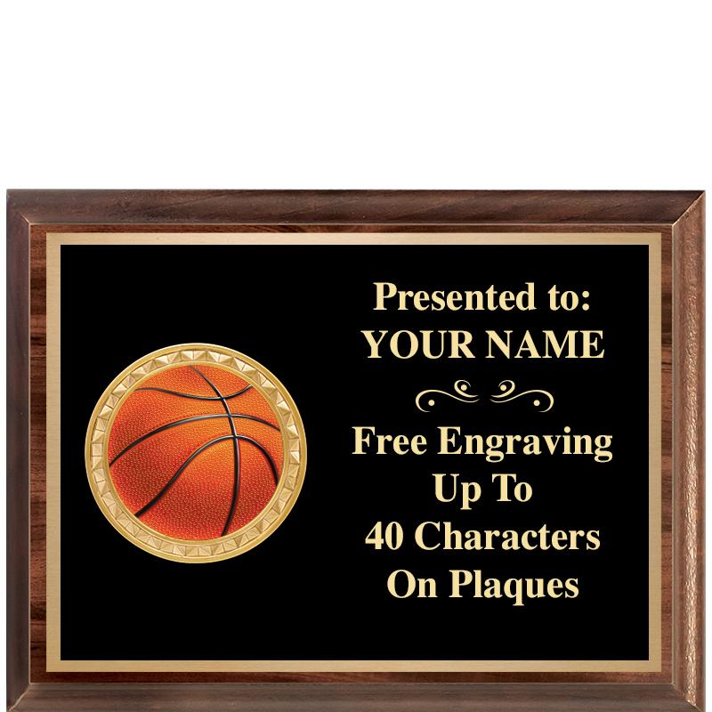 8X6 WOOD EXECUTIVE INSERT PLQ