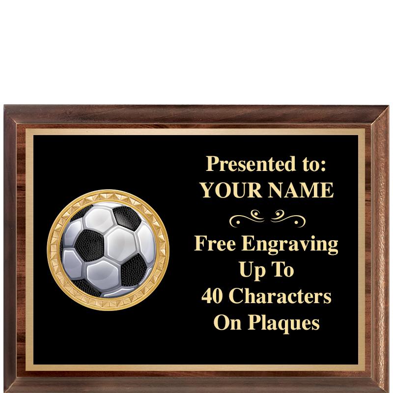 8X6 WOOD EXECUTIVE INSERT PLQ