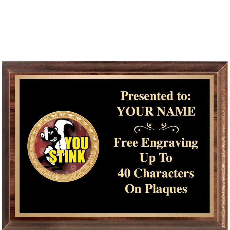 8X6 WOOD EXECUTIVE INSERT PLQ