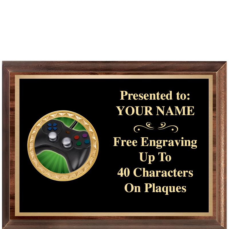 8X6 WOOD EXECUTIVE INSERT PLQ