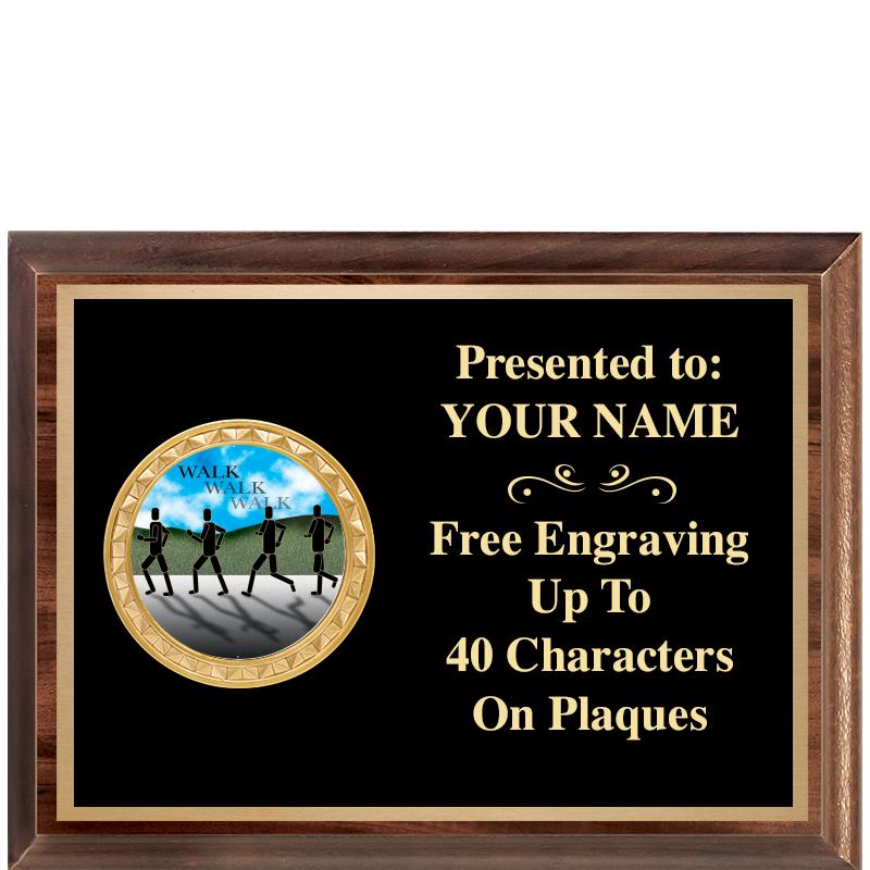 8X6 WOOD EXECUTIVE INSERT PLQ