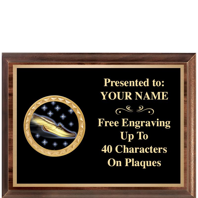 8X6 WOOD EXECUTIVE INSERT PLQ