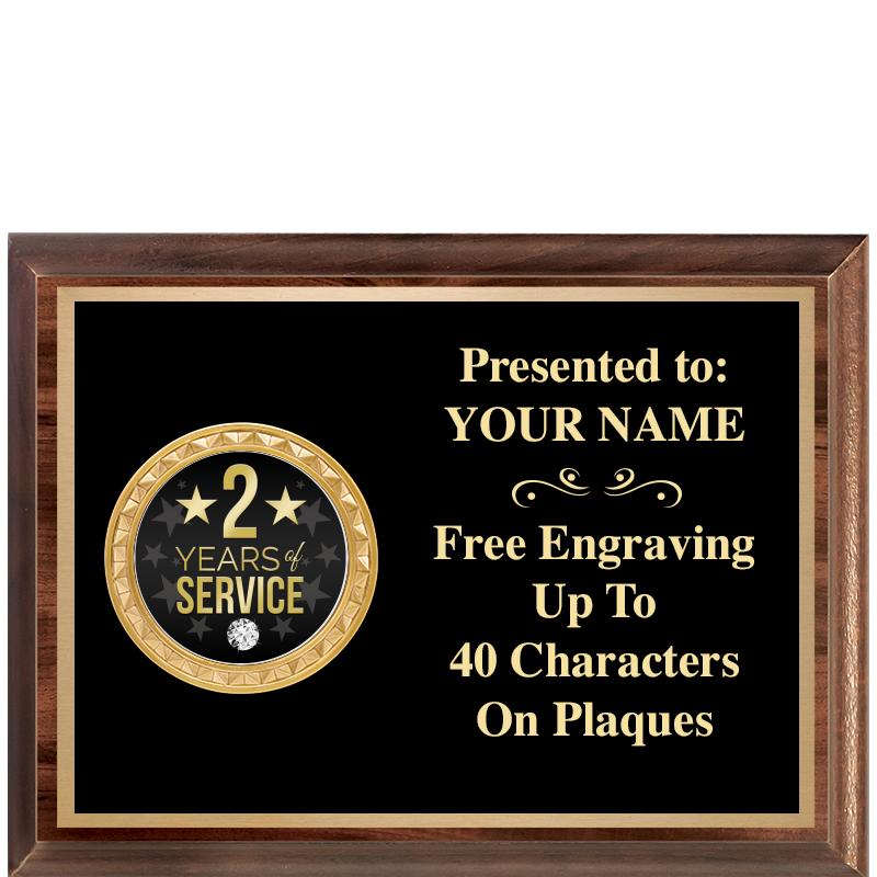 8X6 WOOD EXECUTIVE INSERT PLQ