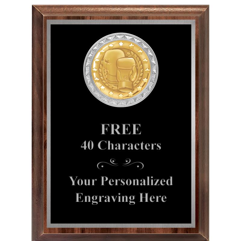 6X8 WOOD EXECUTIVE INS PLQ SV