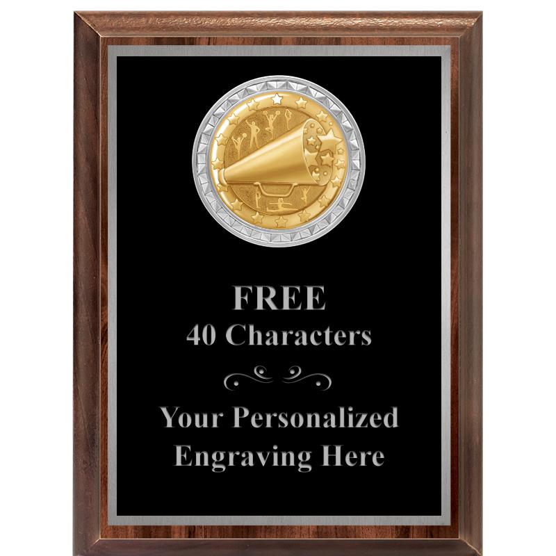 6X8 WOOD EXECUTIVE INS PLQ SV