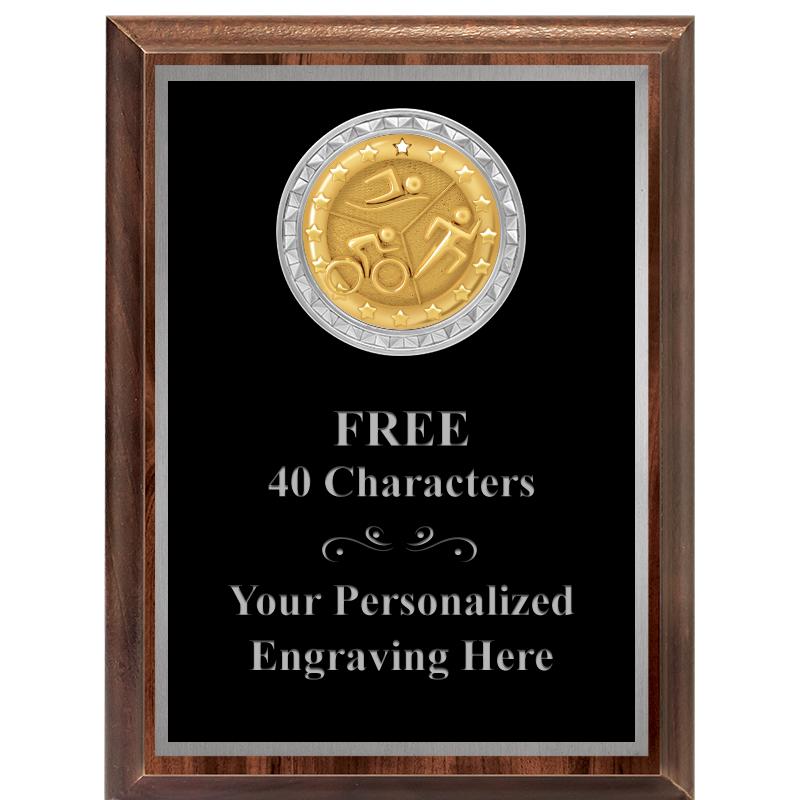 6X8 WOOD EXECUTIVE INS PLQ SV