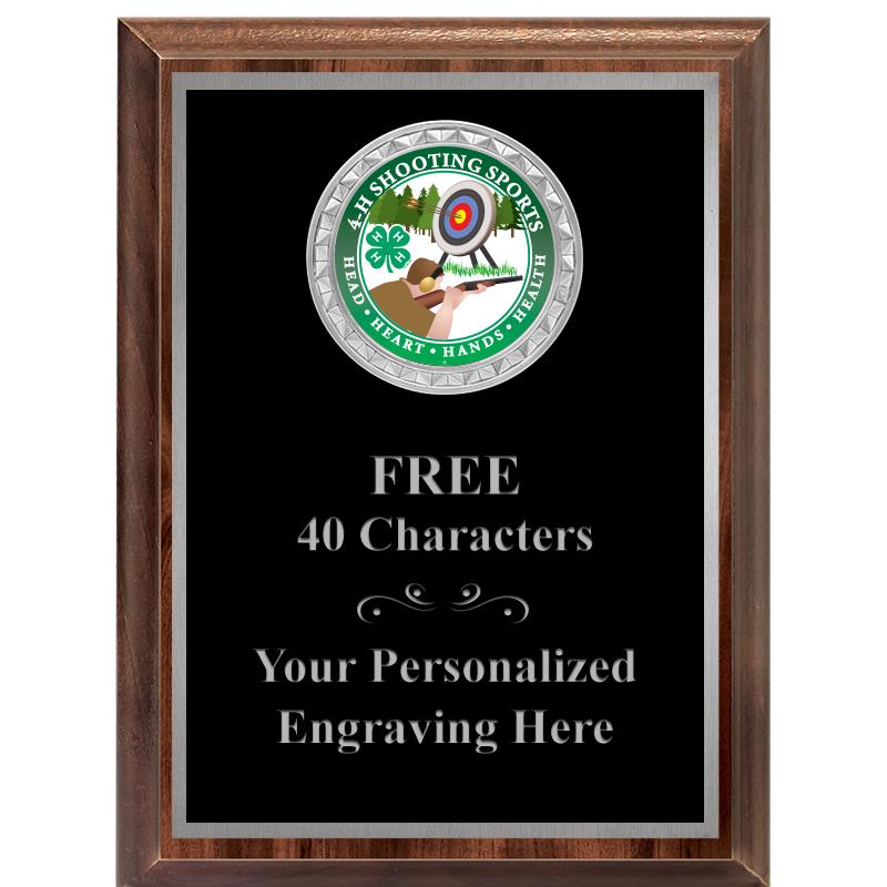 6X8 WOOD EXECUTIVE INS PLQ SV