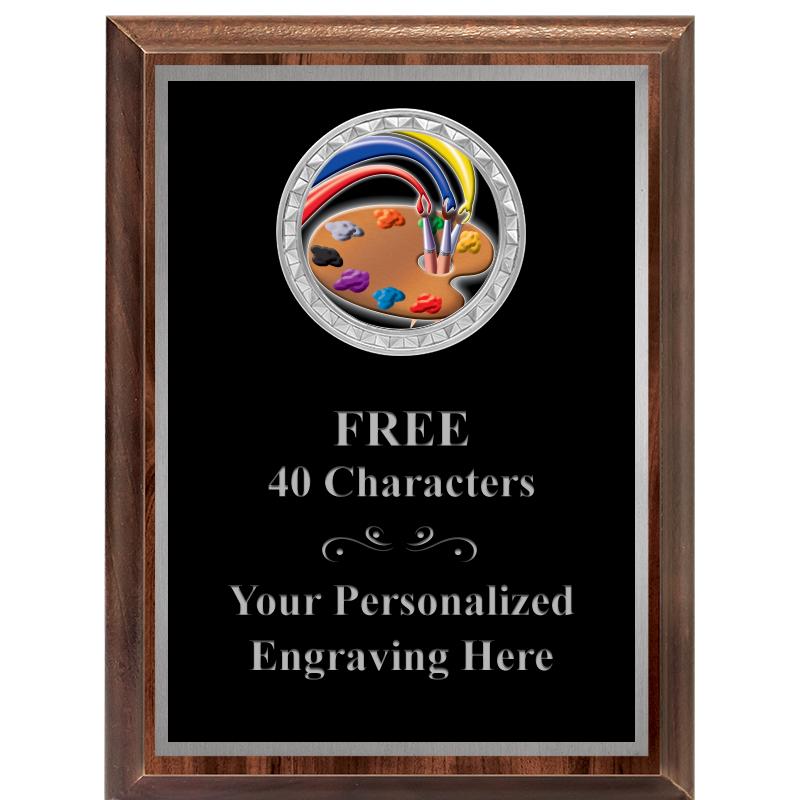 6X8 WOOD EXECUTIVE INS PLQ SV