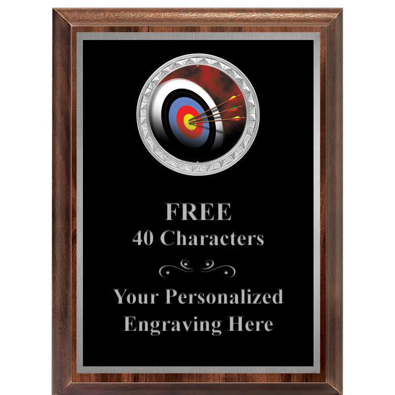 6X8 WOOD EXECUTIVE INS PLQ SV