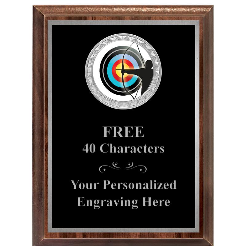 6X8 WOOD EXECUTIVE INS PLQ SV