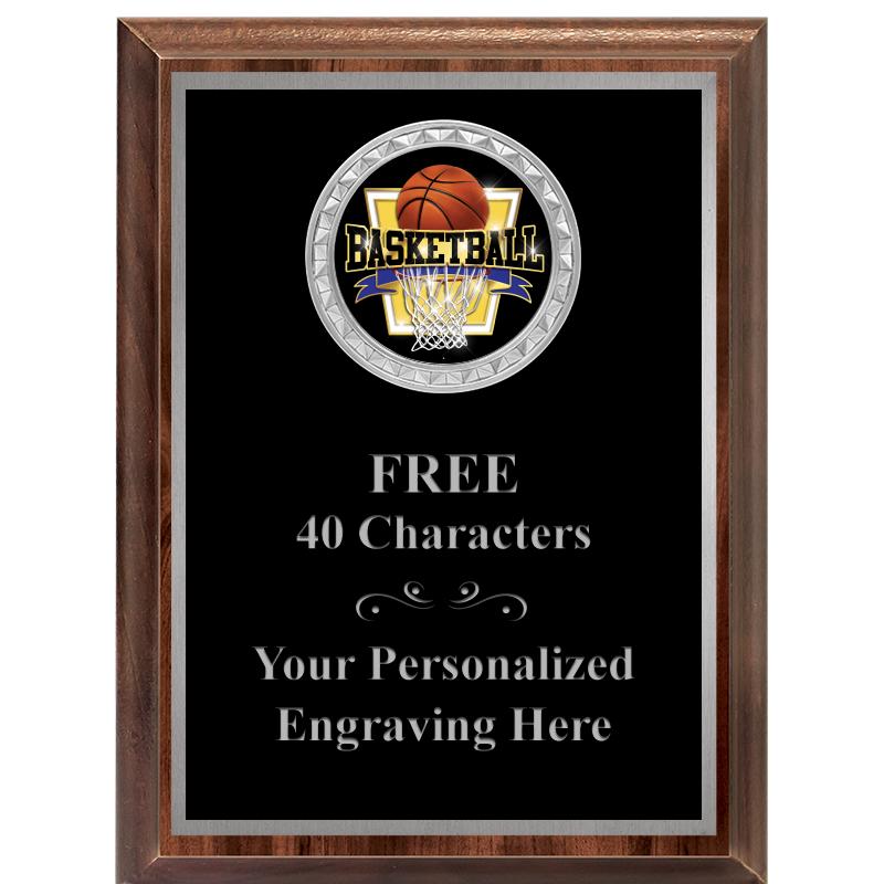 6X8 WOOD EXECUTIVE INS PLQ SV