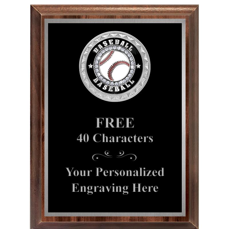 6X8 WOOD EXECUTIVE INS PLQ SV