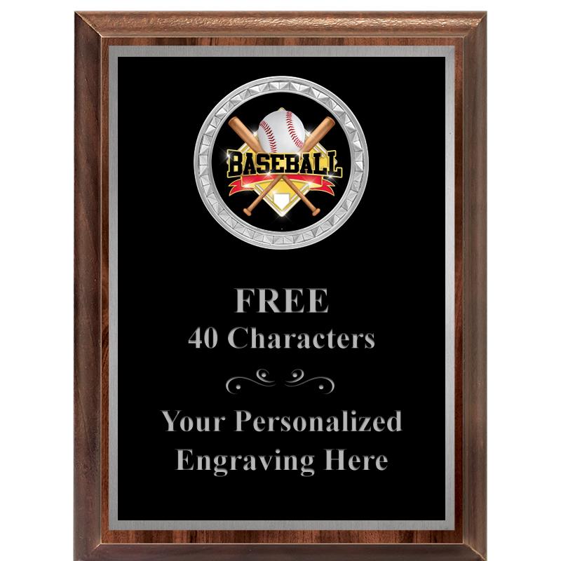 6X8 WOOD EXECUTIVE INS PLQ SV