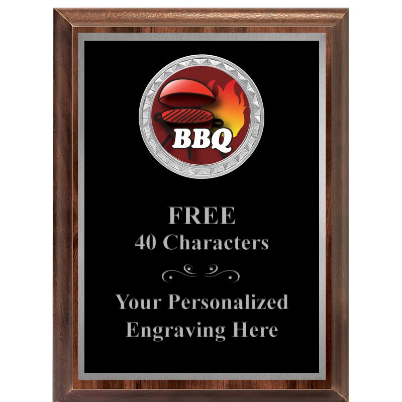 6X8 WOOD EXECUTIVE INS PLQ SV