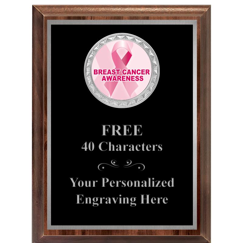 6X8 WOOD EXECUTIVE INS PLQ SV