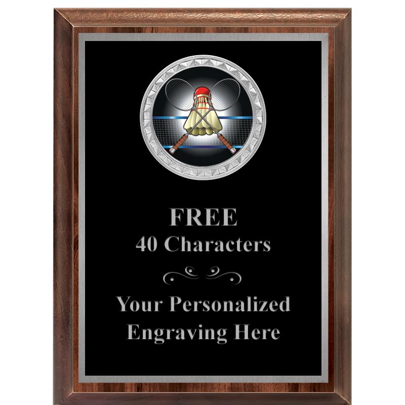 6X8 WOOD EXECUTIVE INS PLQ SV