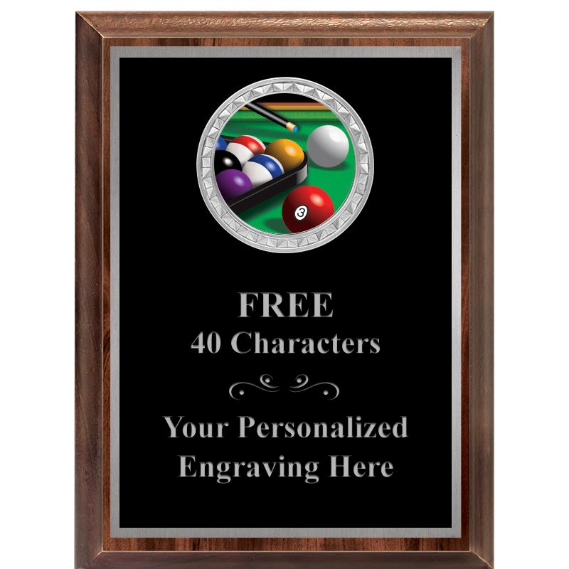 6X8 WOOD EXECUTIVE INS PLQ SV