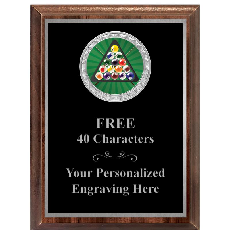 6X8 WOOD EXECUTIVE INS PLQ SV