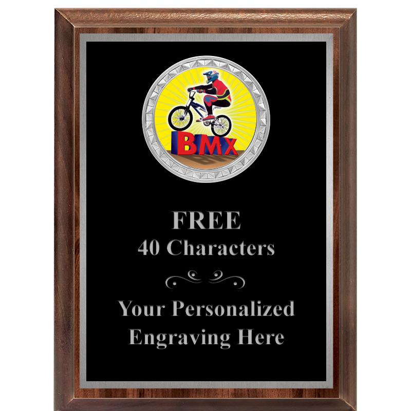 6X8 WOOD EXECUTIVE INS PLQ SV