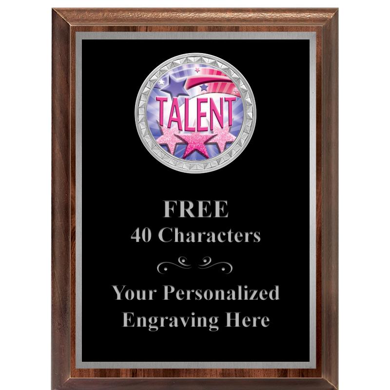 6X8 WOOD EXECUTIVE INS PLQ SV