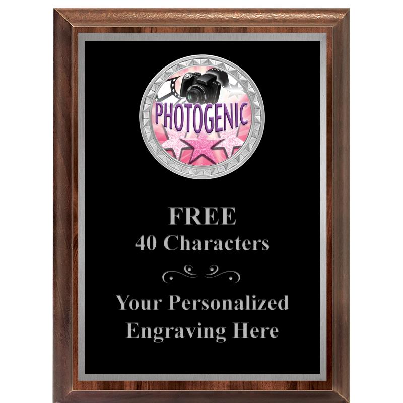 6X8 WOOD EXECUTIVE INS PLQ SV